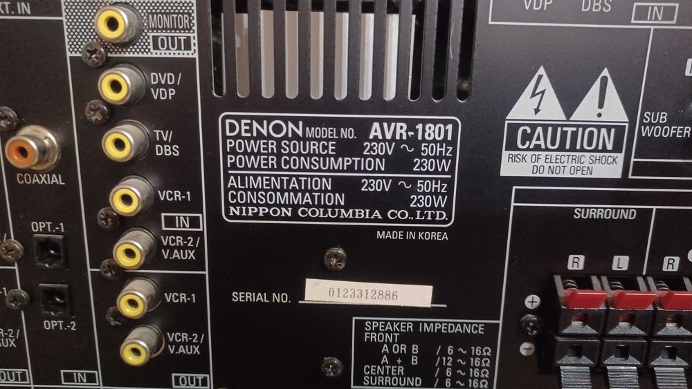 Amplificator Denon AVR-1801