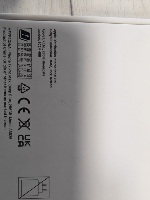 Запечатан iPhone 17 Pro Max 256 GB Гаранция