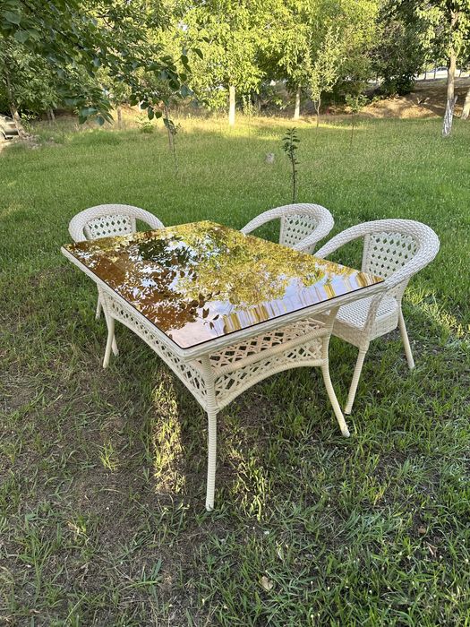 Rattan stol stul 6talik