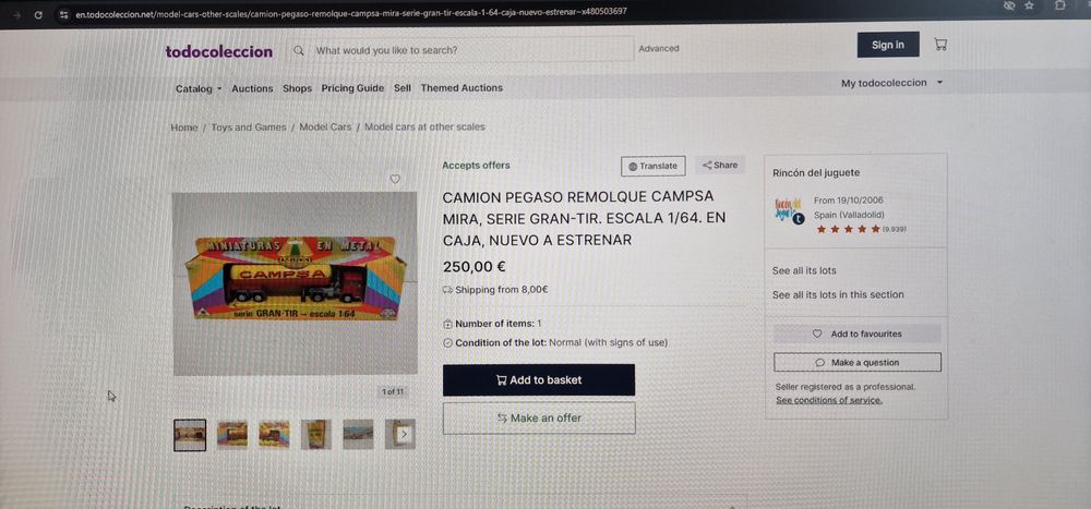 TIR Pegaso cu cisterna CAMPSA