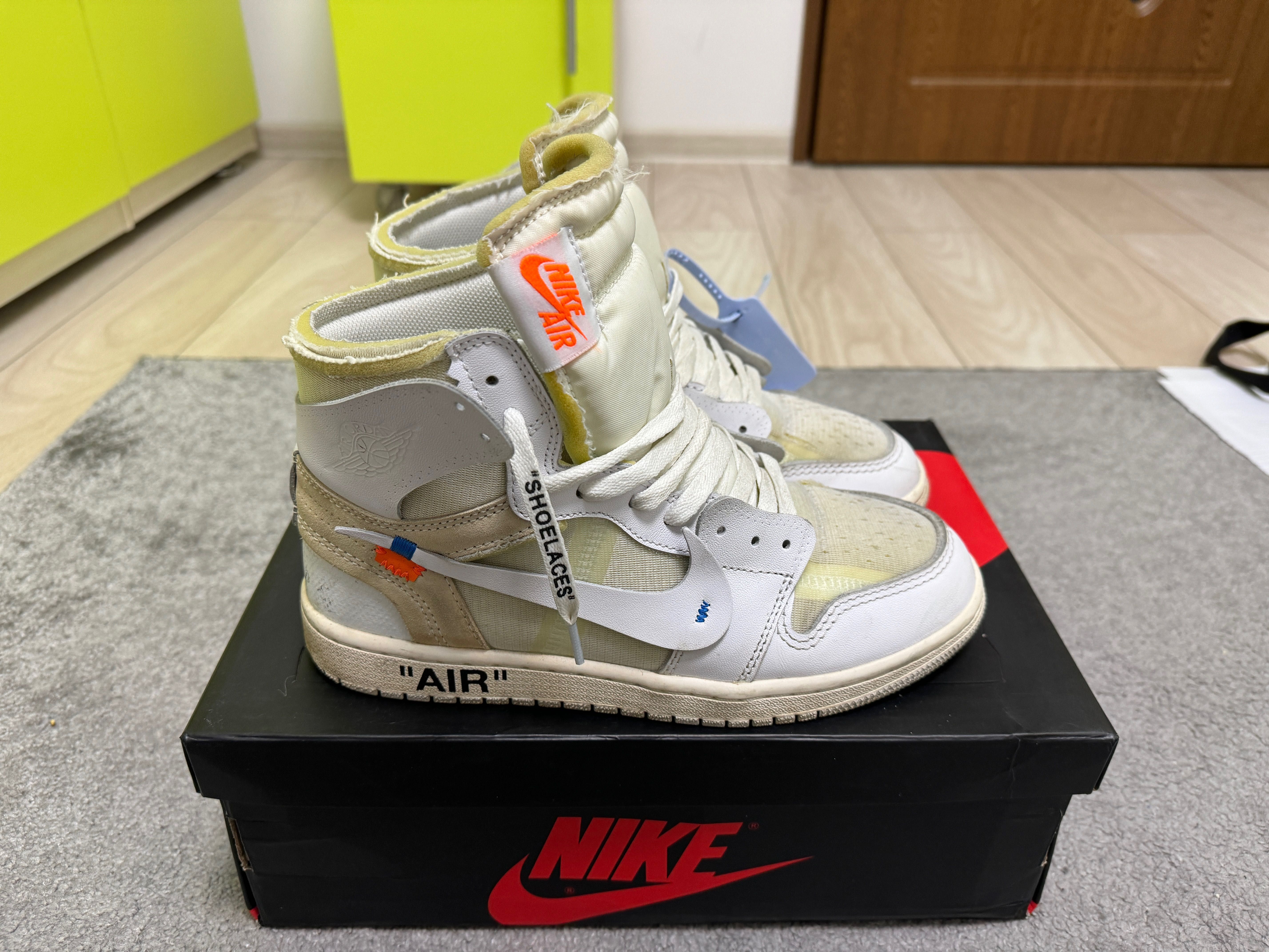 Jordan 1 Off-White Euro marimea 42