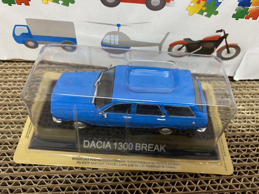 DACIA 1300 break machetă auto scara 1:43 Deagostini Ro