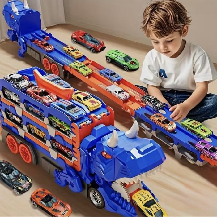 Детски комплект "Динозавър камион с колички"