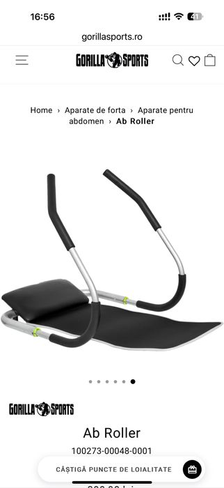 Ab Roller Abdomene, nou in cutie made in Germany