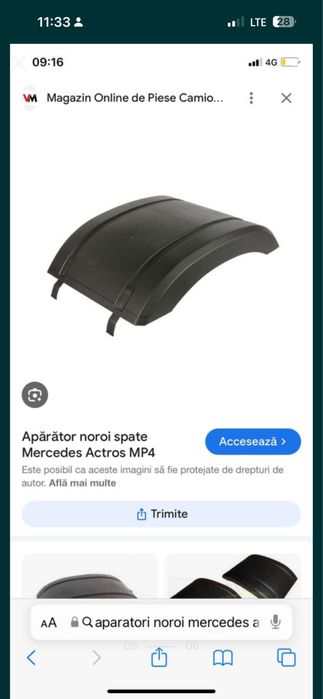 Aparatori noroi Mercedes actross MP4