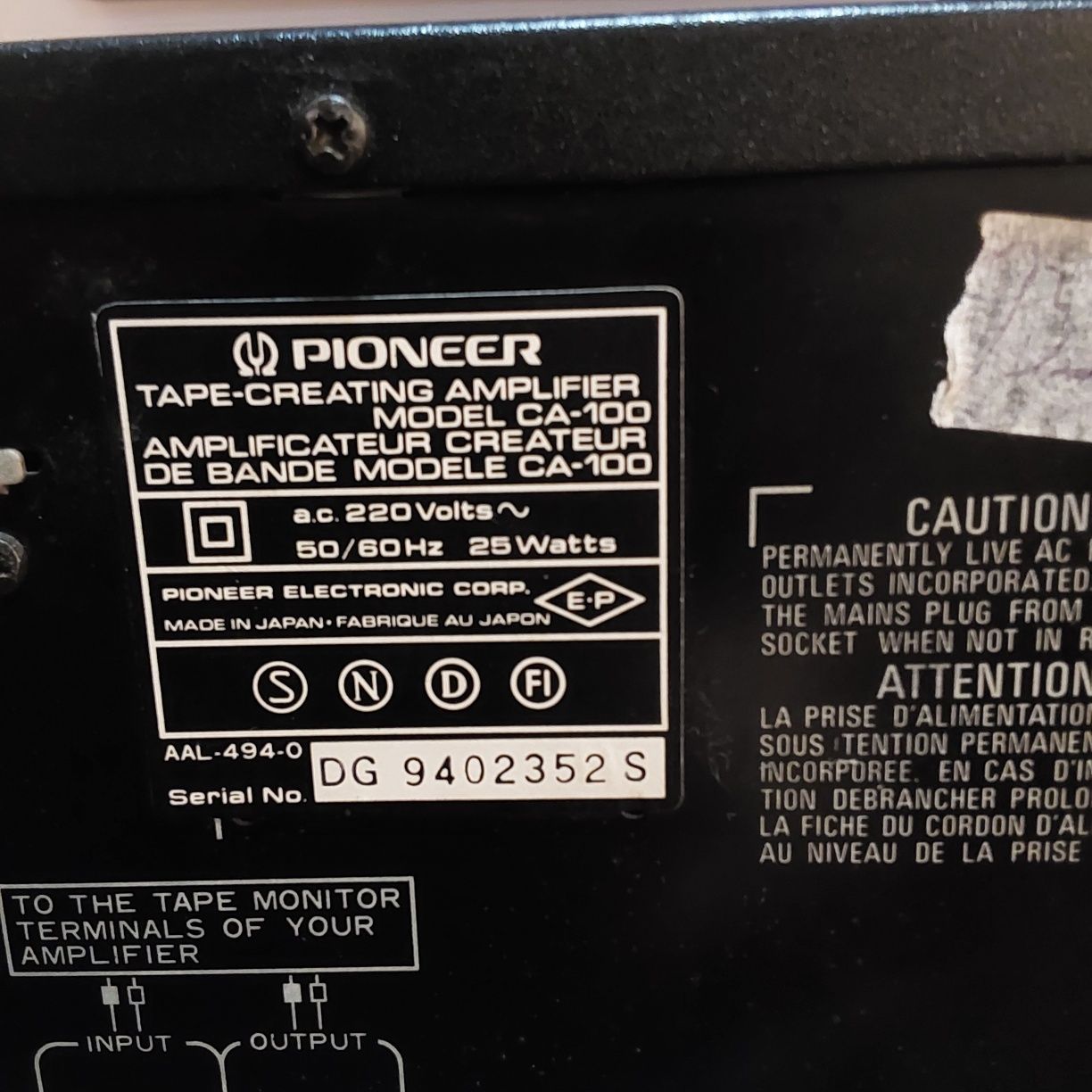 Pioneer Blue! Super Preț! Tuner, Deck CT200,Amplificator