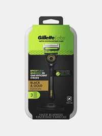 Бритвенный набор Gillette Labs Black & Gold Edition