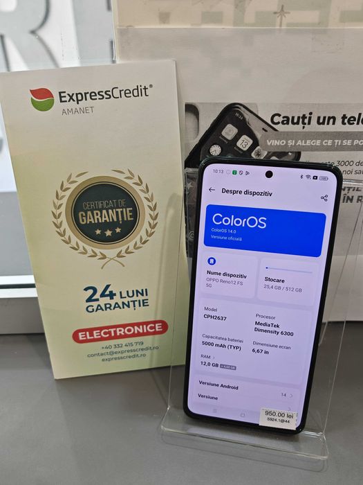 (Ag44 B5924) Oppo Reno 12 FS - Garantie 2 ani!