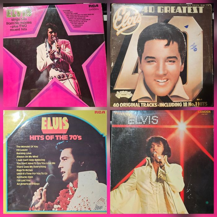 Discuri vinil ( Barbra Streisand,  Elvis Presley)