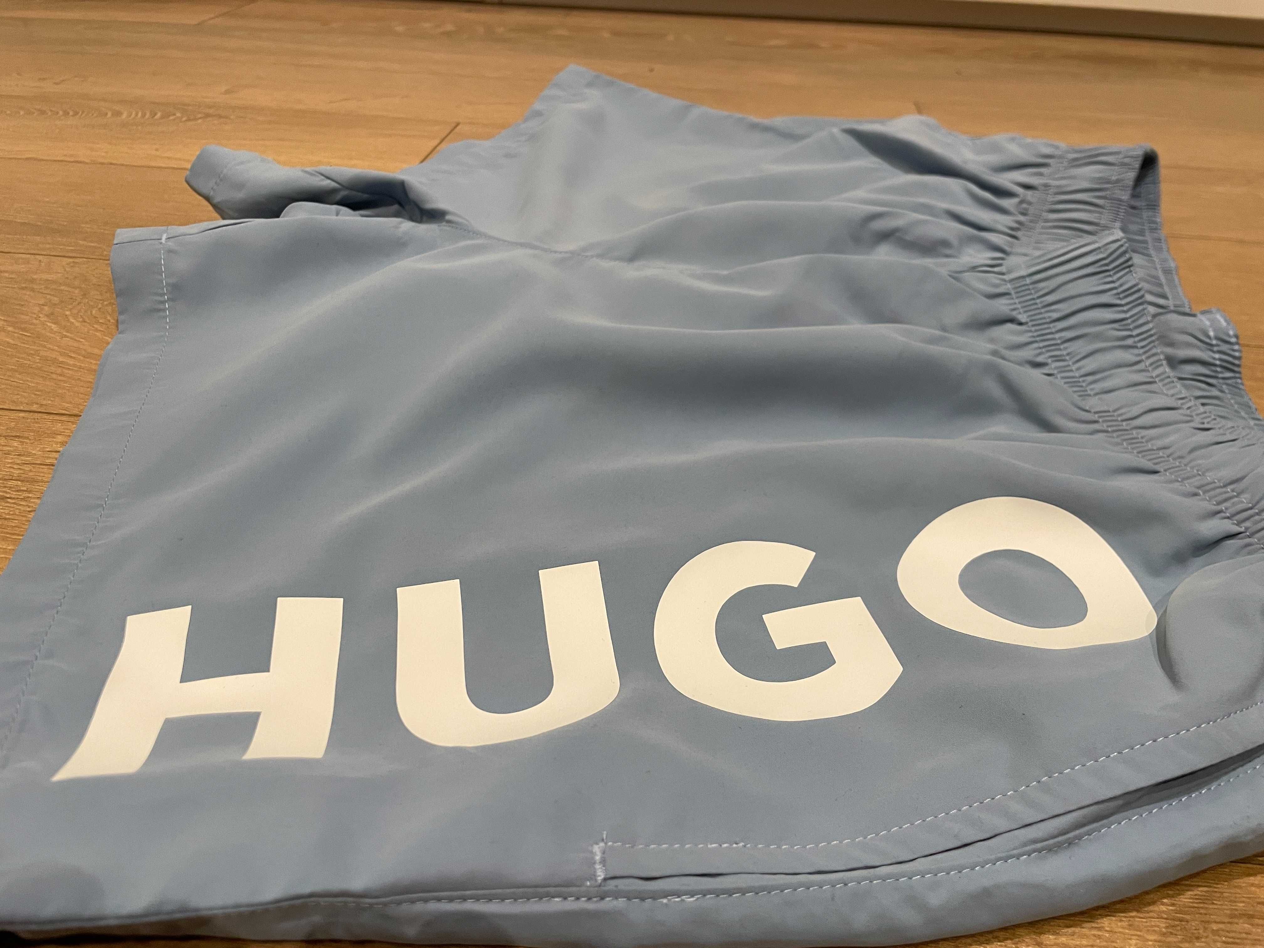 HUGO BOSS, Оригинални Плувни шорти, син, Regular Fit, размер: L