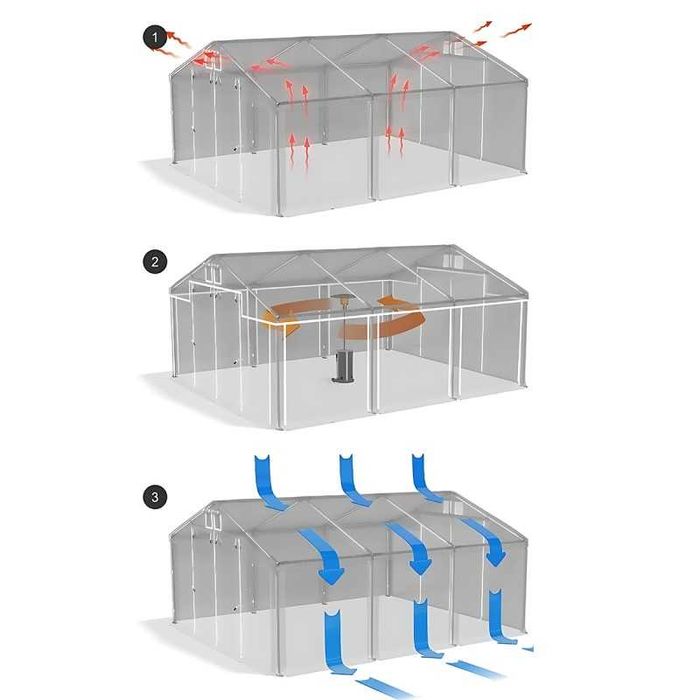 Cort 6x12 M Gri deschis