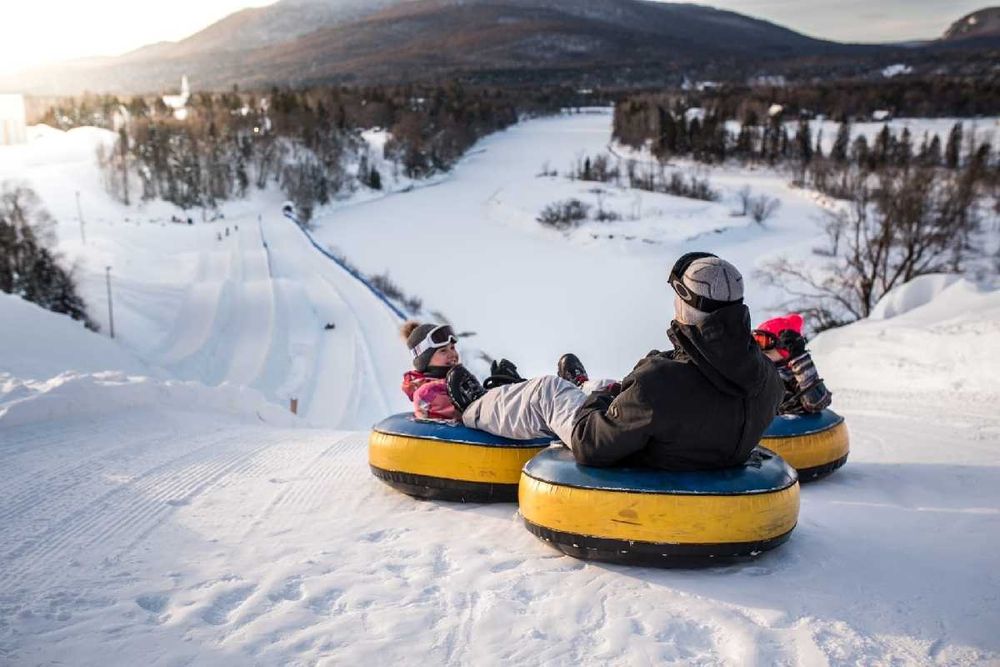 Тюбинг ватрушка с пластиковым дном