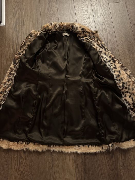 Дамско палто с леопардов принт – еко кожа