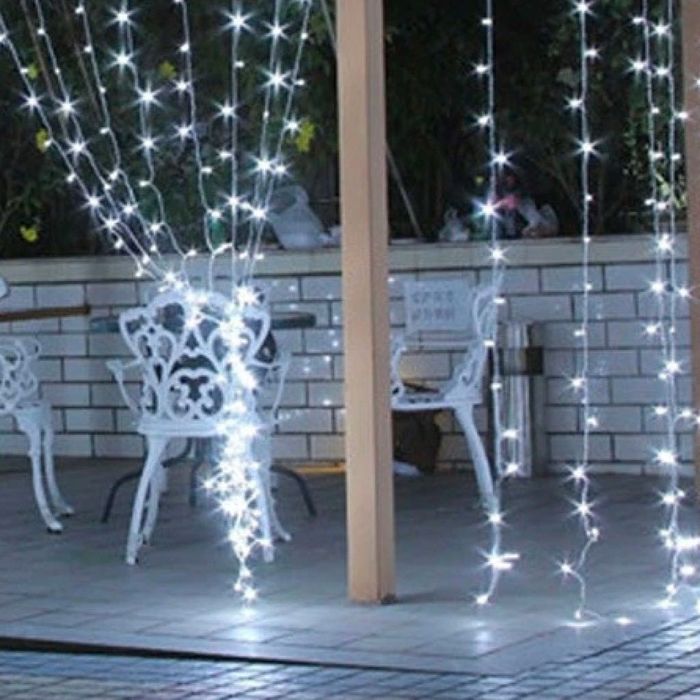 Коледна  LED светеща завеса, 300x60