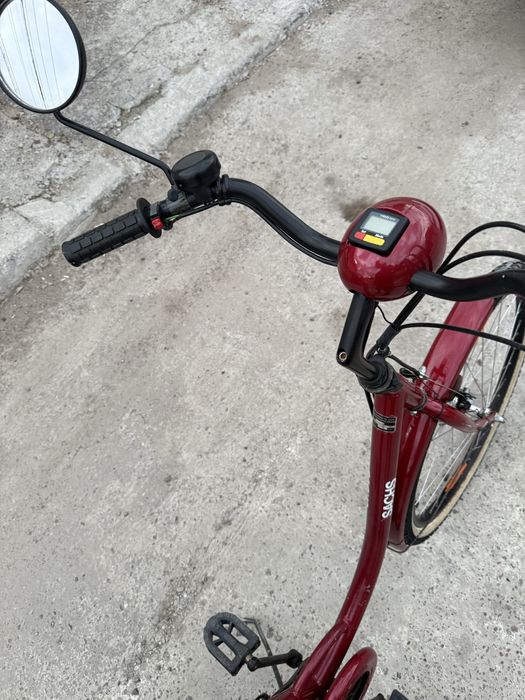 Bicicleta cu motor sachs benzina camping tur