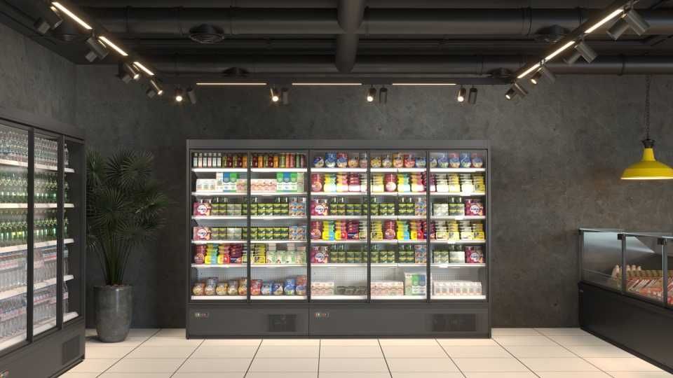 Vitrina verticala refrigerare Cooles Slim 194 cm / 3 usi / NOU