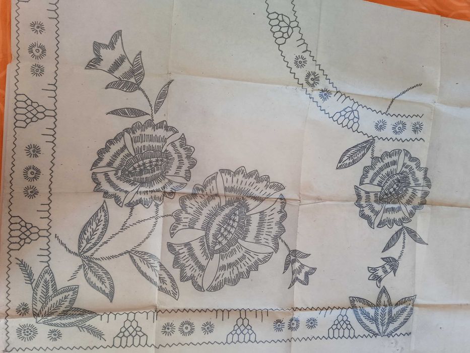 Скица скици старинни за бродерия на "ришелье", бод