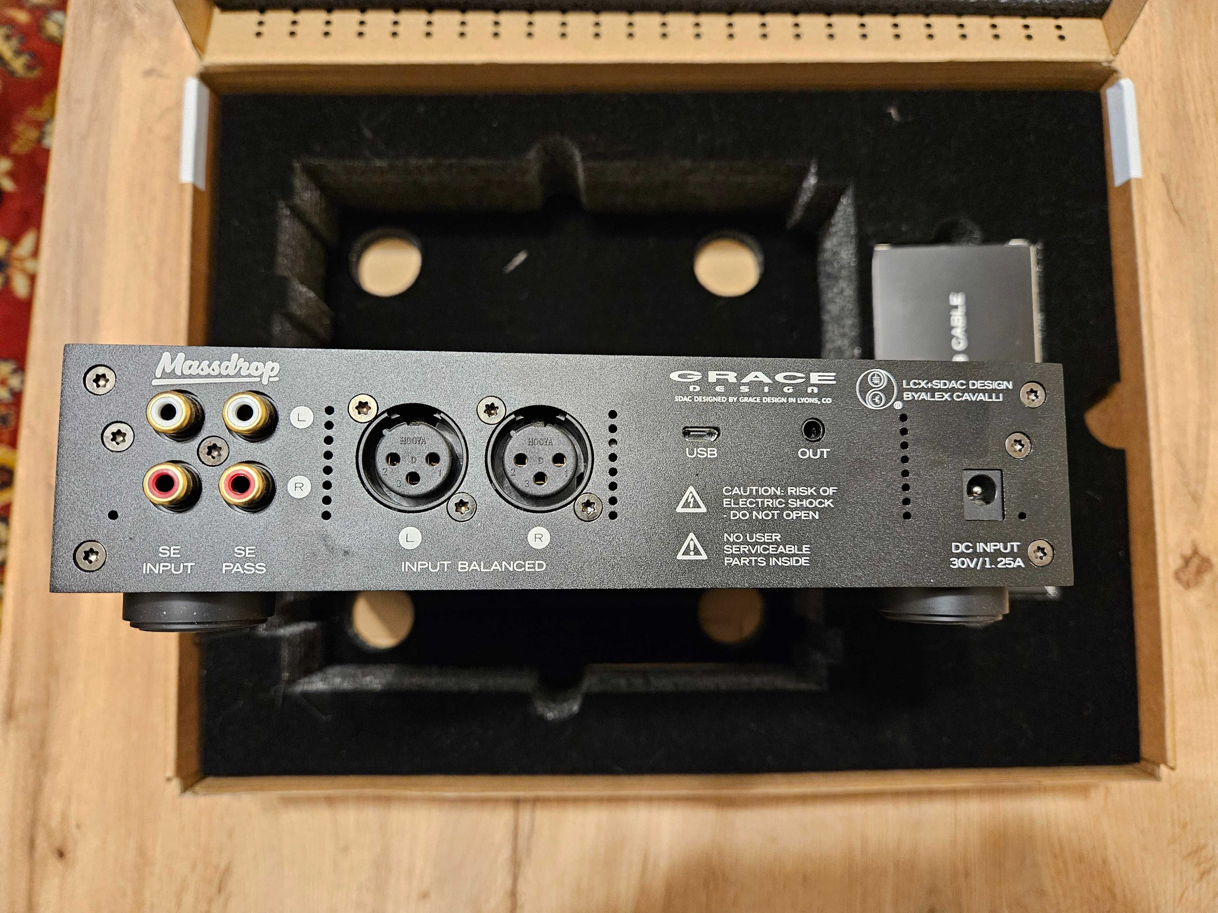 Massdrop LCX+SDAC усилвател за слушалки