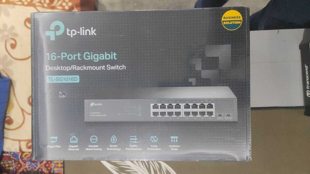 Коммутатор TP-Link TL-SG1016D 16-портовый (Switch)