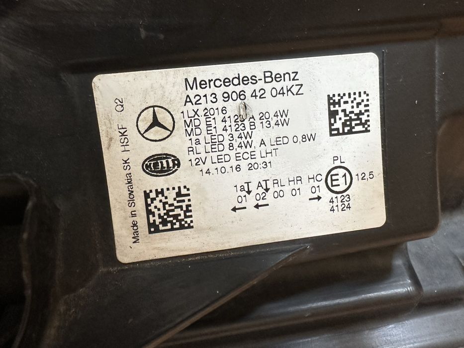 Faruri, Far stanga / Far dreapta Mercedes E W213 Led High Performance