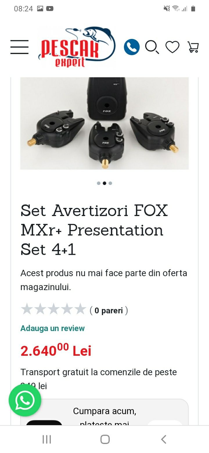 avertizori fox 4+1: mx+, mxr+ blue, mini micon x, mr+