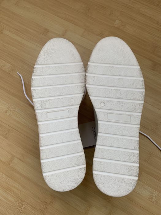 Pantofi albi piele Omnio - Alpina, noi cu eticheta