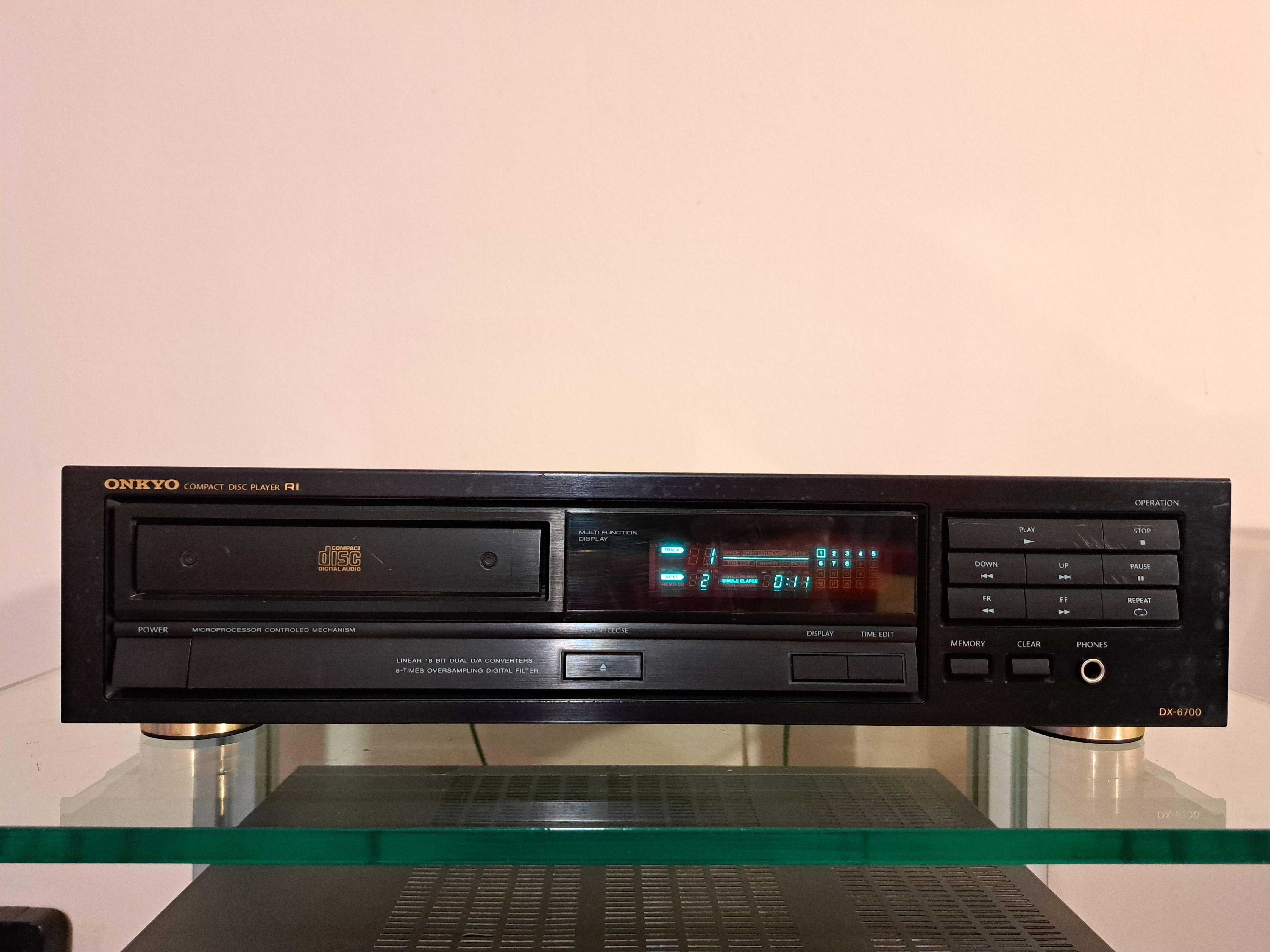 cd player Onkyo DX-6700, 1990, Japan