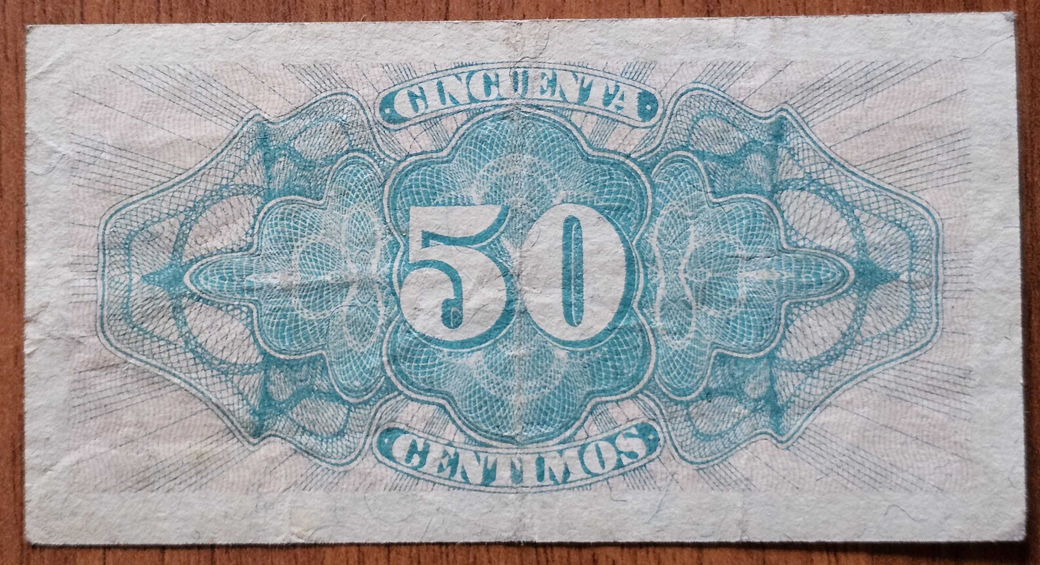 50 centimos 1937, Spania