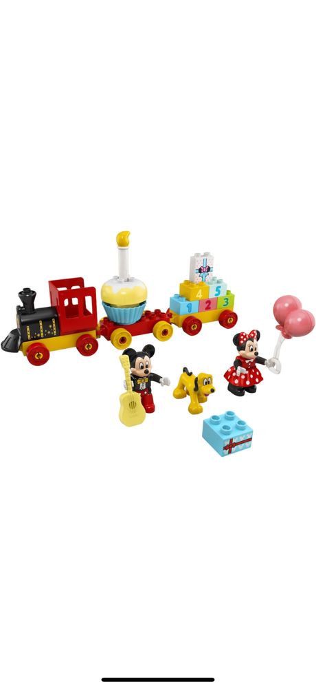 LEGO®DUPLO - Влакът за рождения ден на Мики и Мини 10941, 22 части