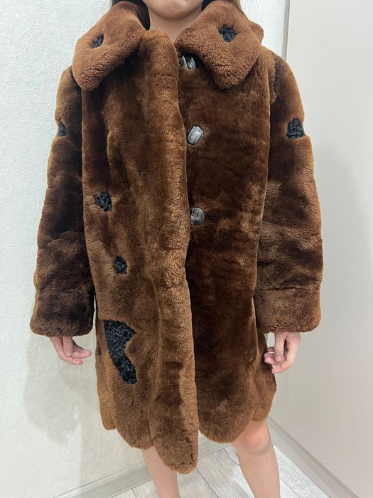 Продам шубу детскую цигейка