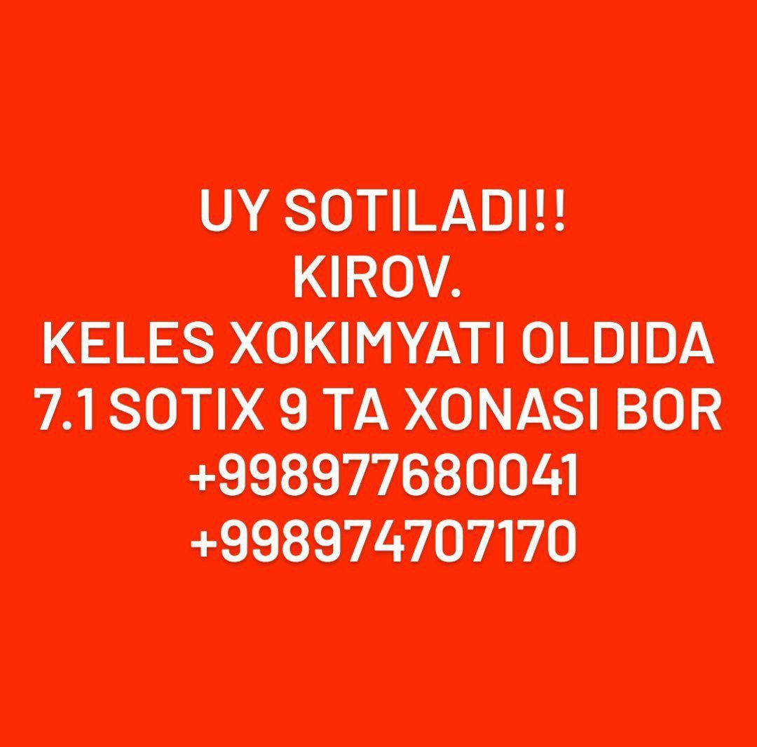 Uy sotiladi kelishilgan xolda