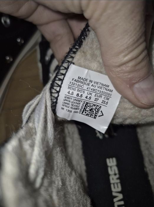 Adidași Converse Chuck Taylor Hi Leather Black - 37 (24 cm)