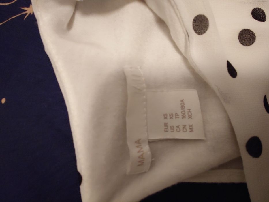 Bluza alaptare H&M, marimea XS, vascoza, purtata o singura data