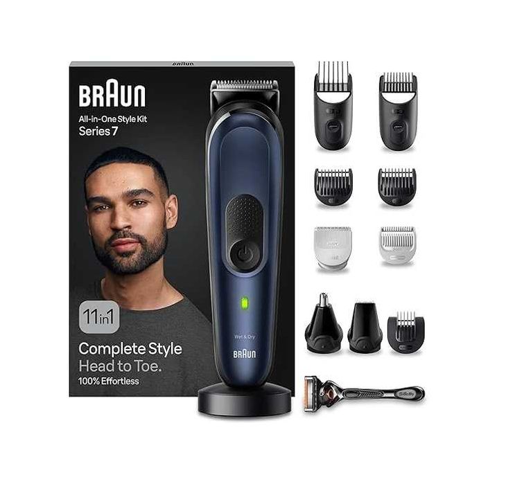 Машинка за подстригване Braun MGK7450 Series 7 Тример брада/коса/тяло