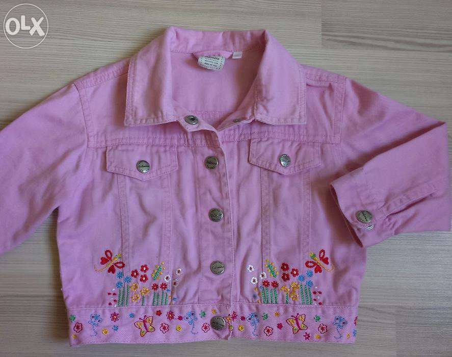 Geaca trench E-vie Angel Palomino 2-3 ani brodat absolut superba