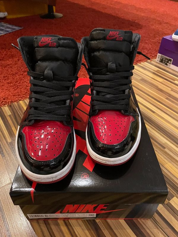 Air Jordan 1 Retro High OG Bred Patent