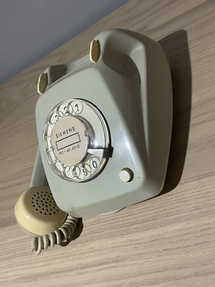 Стар vintage телефон с шайба Siemens