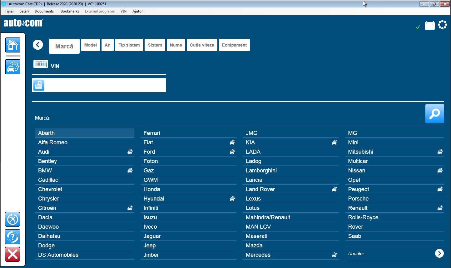 Interfata diagnoza Autocom CDP+ - Soft-uri 2021