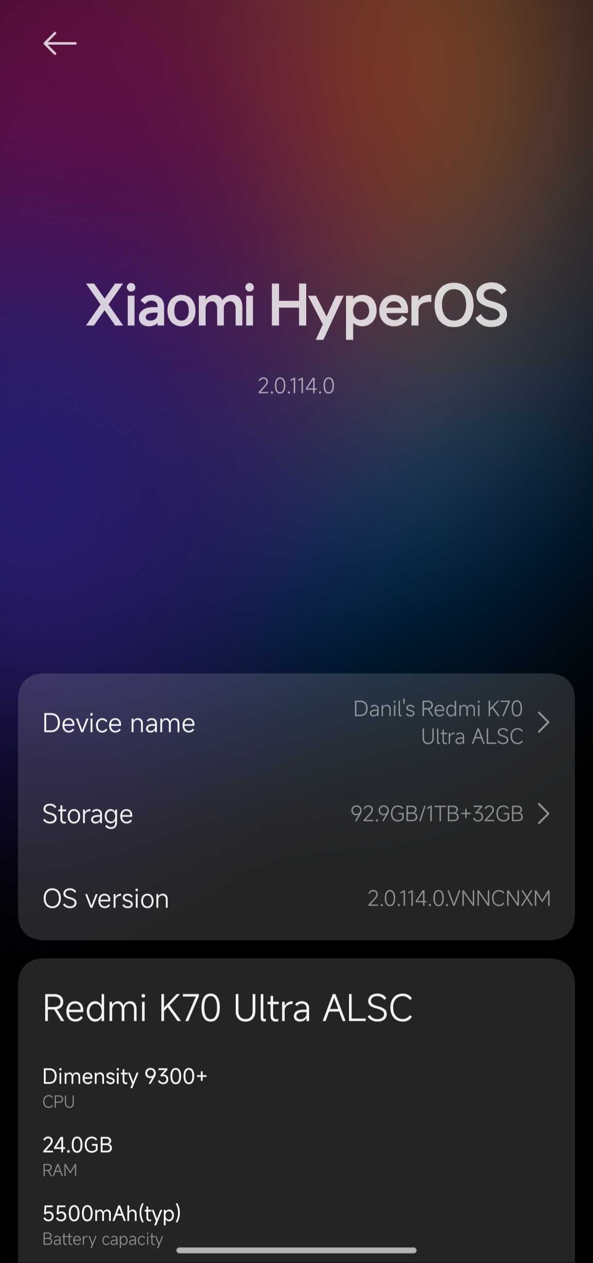 Redmi K70 Ultra Champion Edition