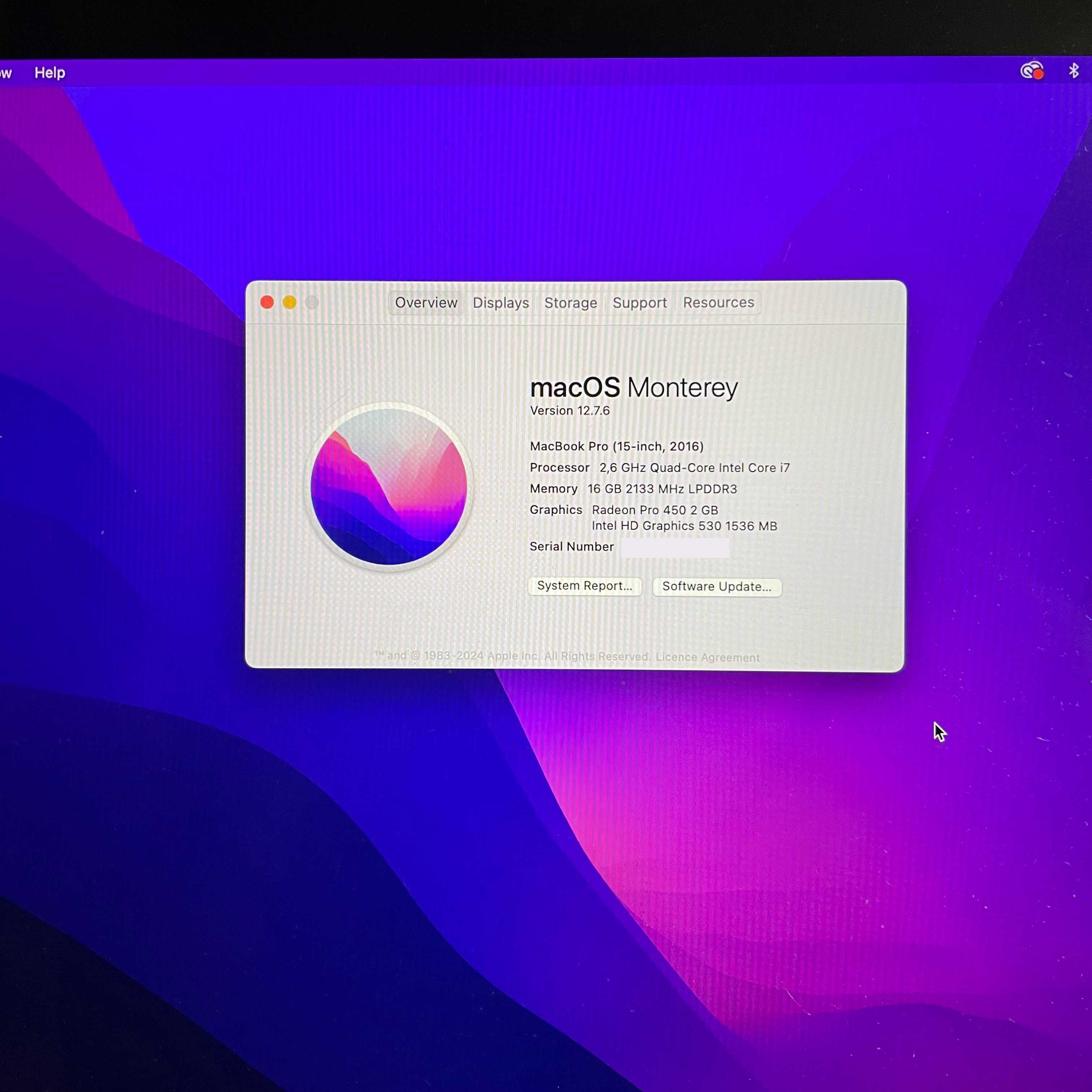 Vând MacBook Pro 15” Retina (2016) | i7, 16GB, Radeon | excelent