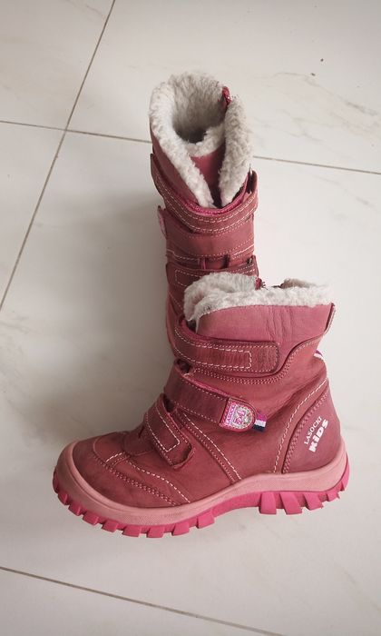 Ghete inalte fetita Lasocki Kids marimea 28 rosii