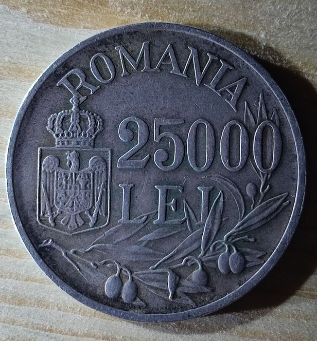 Moneda de argint 25000 lei 1946