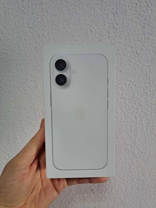 iPhone 16 white, 128 GB SIGILAT