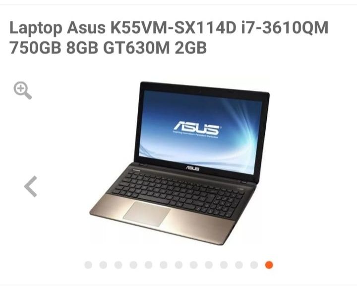Laptop Asus k55vm