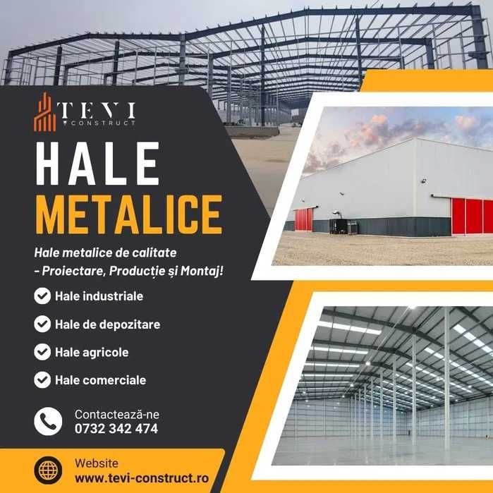 Hale Metalice la Cheie – Proiectare, Construcție și Montaj