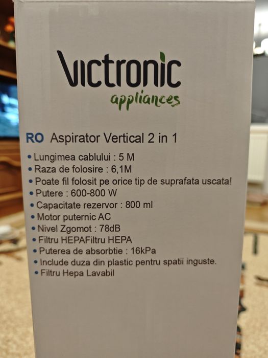 Aspirator vertical 2 in 1