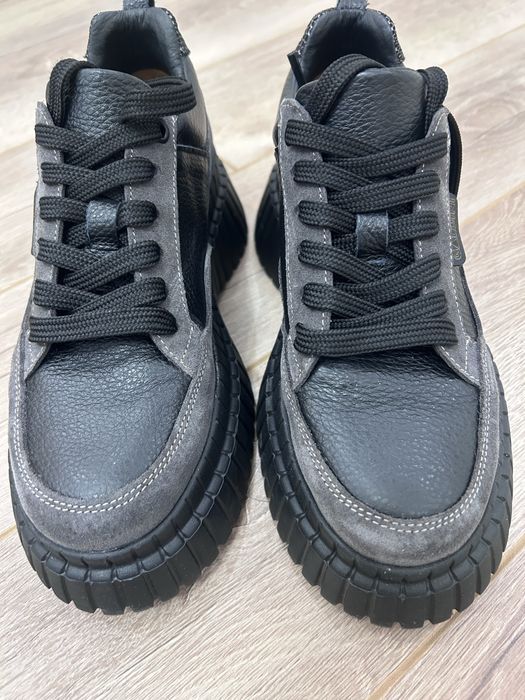 Обувки Галдини сиво черно