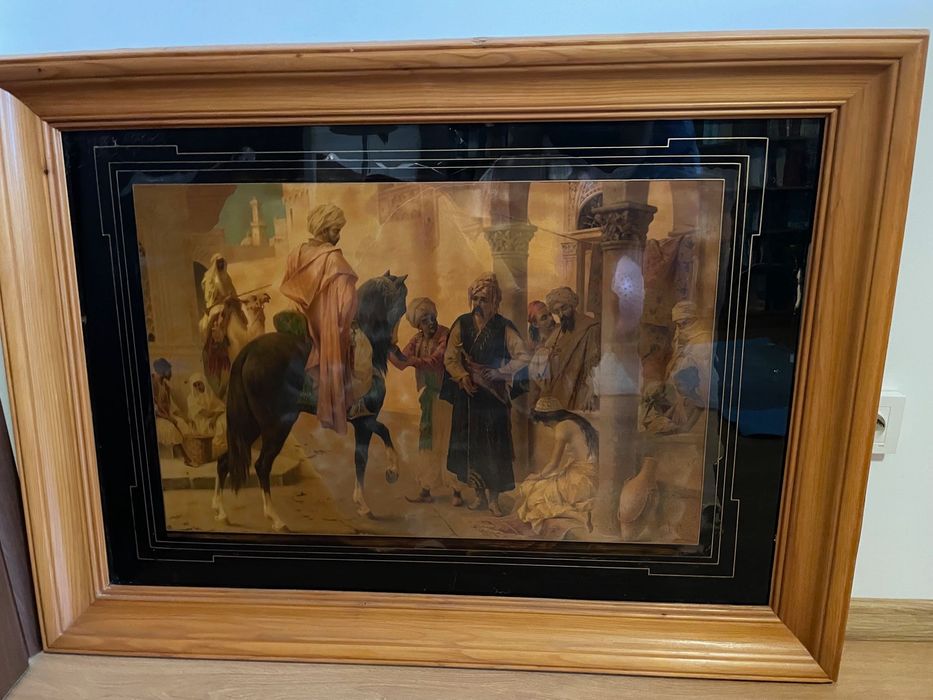 Tablou vechi de dimensiuni mari