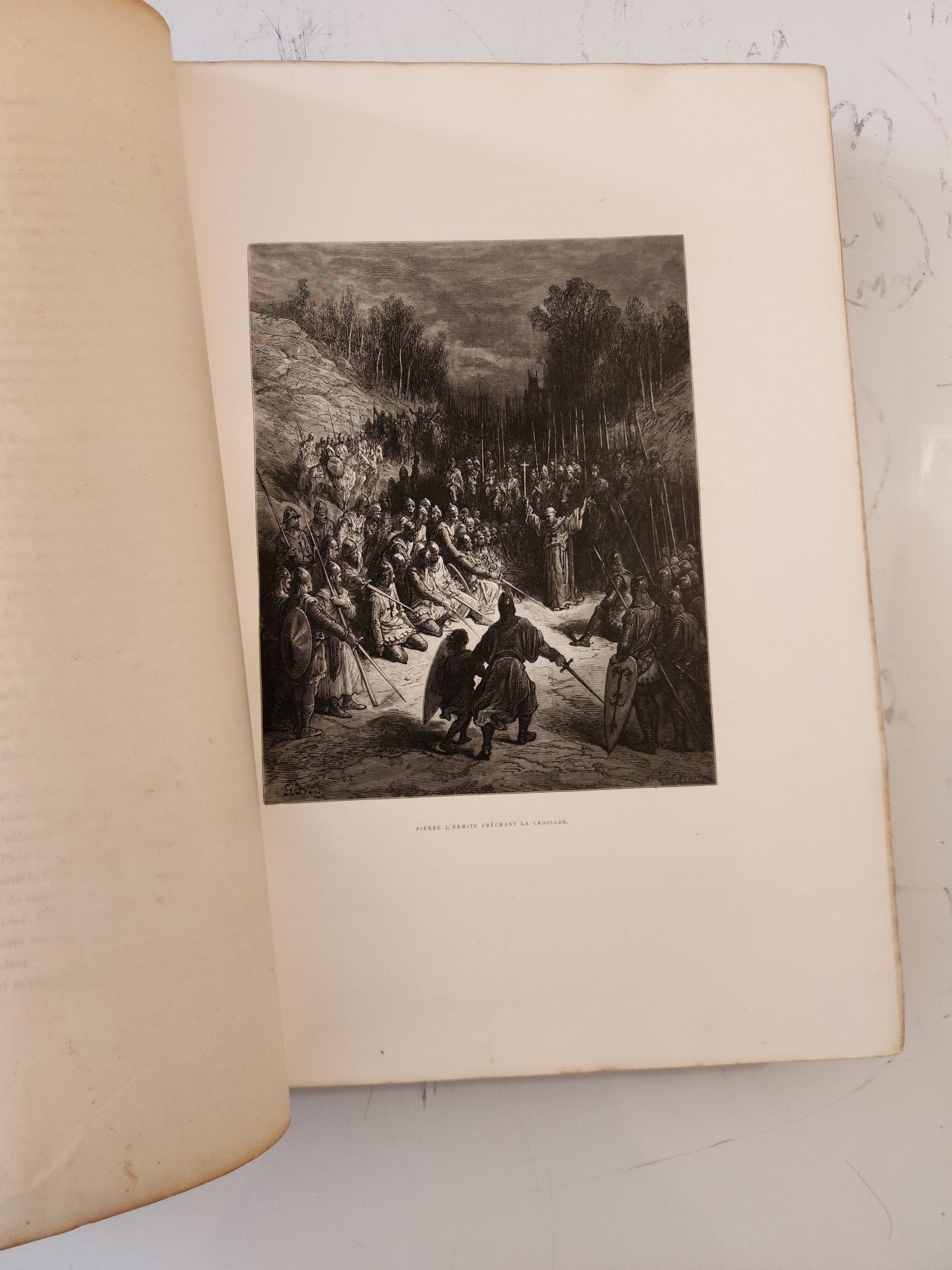 cărți vechi 1878 antichitati vechi Istoria Cruciadelorlor 2volume