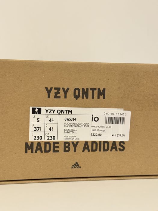 adidas Yeezy QNTM "Flash Orange"